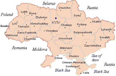 ukraine map ukrainian